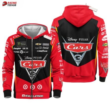 Alternative view of Kyle Larson Racing Firesuit Costume Target Cars 3 Pit Box 2017 Collection – Chip Ganassi Racing Nascar Racing Team