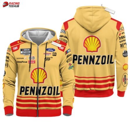 Alternative view of Joey Logano Racing Firesuit Costume 2024 Collection – Team Penske Nascar Racing Team