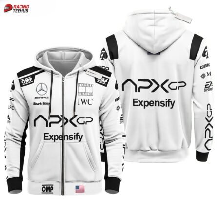 Alternative view of Brad Pitt Racing Suit Sonny Hayes F1 Film Costume White Version Collection – F1 Movie