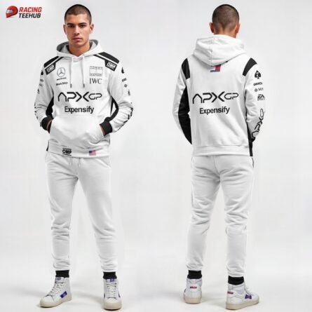 Brad Pitt Racing Suit Sonny Hayes F1 Film Costume White Version Collection – F1 Movie