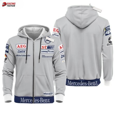 Alternative view of Michael Schumacher Racing Suit 1990 Collection – Sauber Merc F1 Team