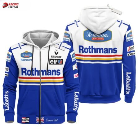 Alternative view of Damon Hill Racing Suit Rothmans 1996 Collection – Williams Renault F1 Team